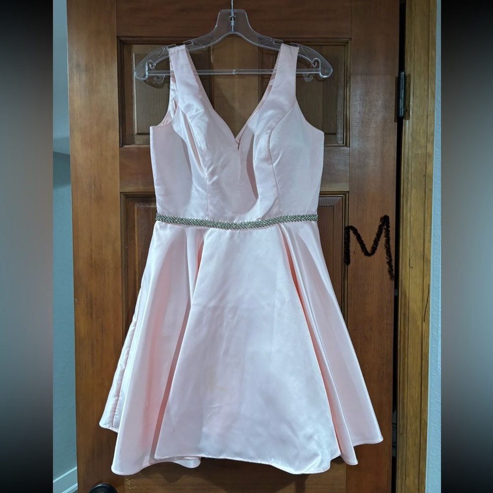 Elegant Pink  Wedding Dress